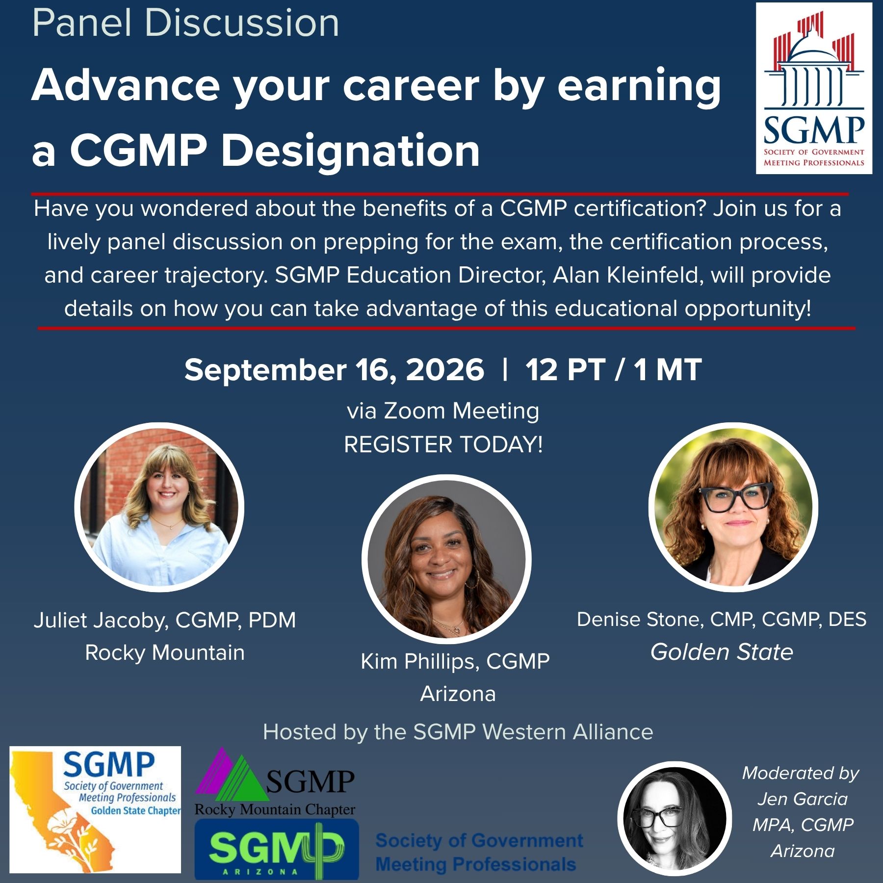 Advance your career by earning a cgmp designation